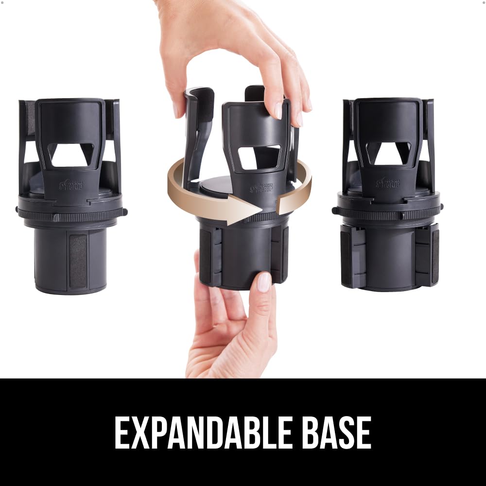 Gorilla Grip Expandable Car Cup Holder for 18–48 oz Bottles
