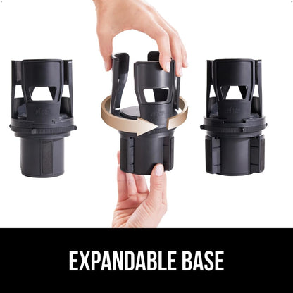 Gorilla Grip Expandable Car Cup Holder for 18–48 oz Bottles