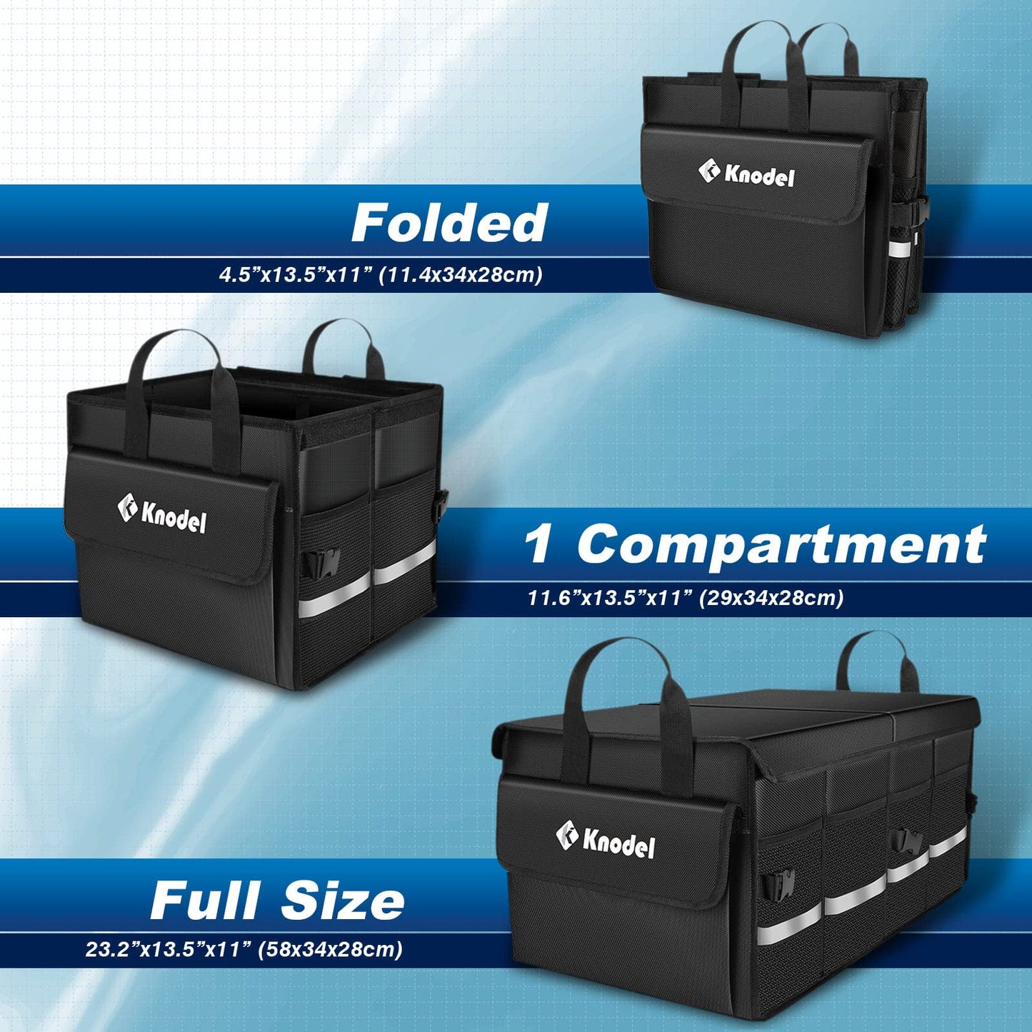 K KNODEL Car Organizer & Storage for SUV, Truck & Sedan